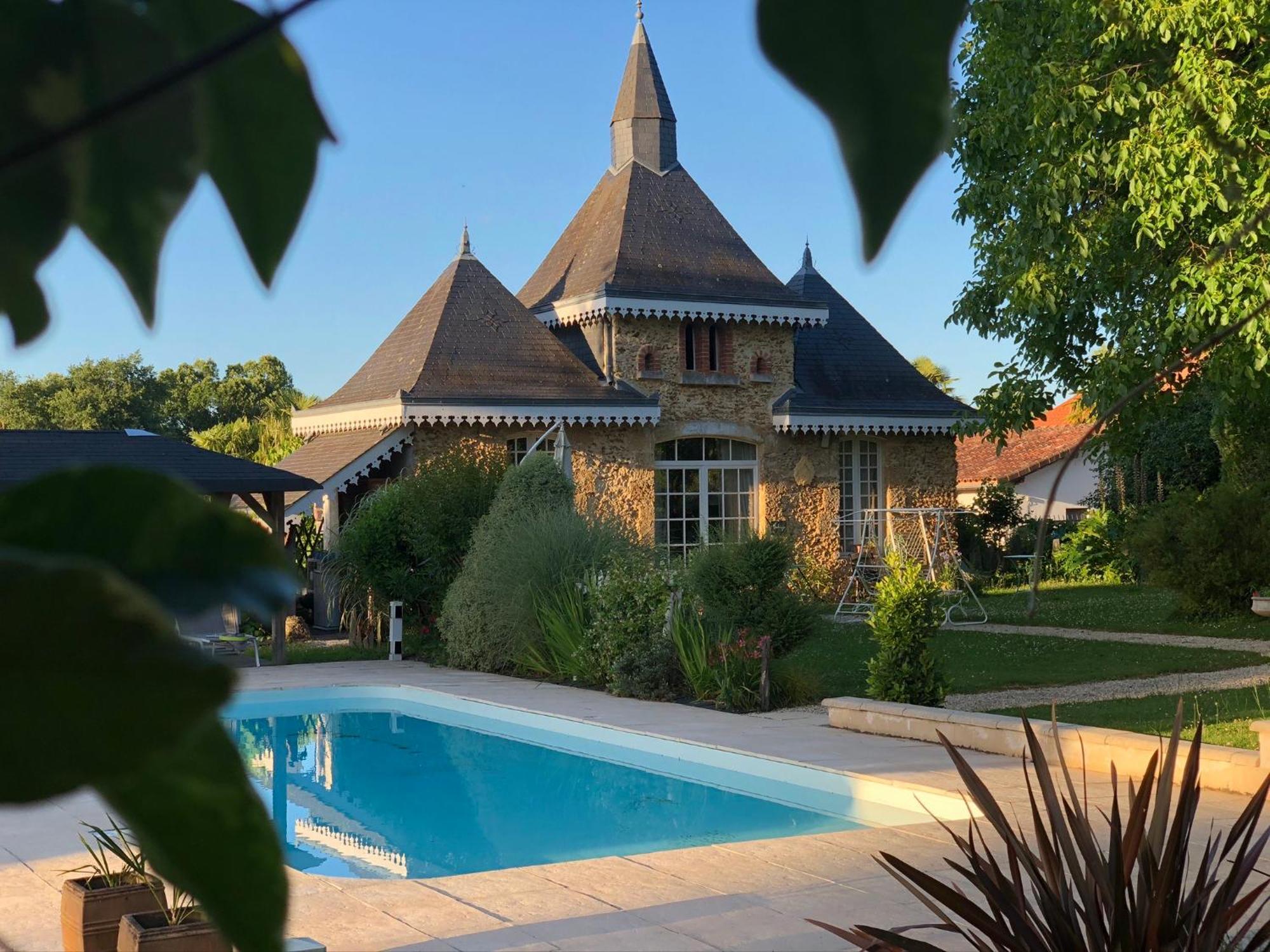Maison D'Hotes Lassaubatju Hontanx Luaran gambar