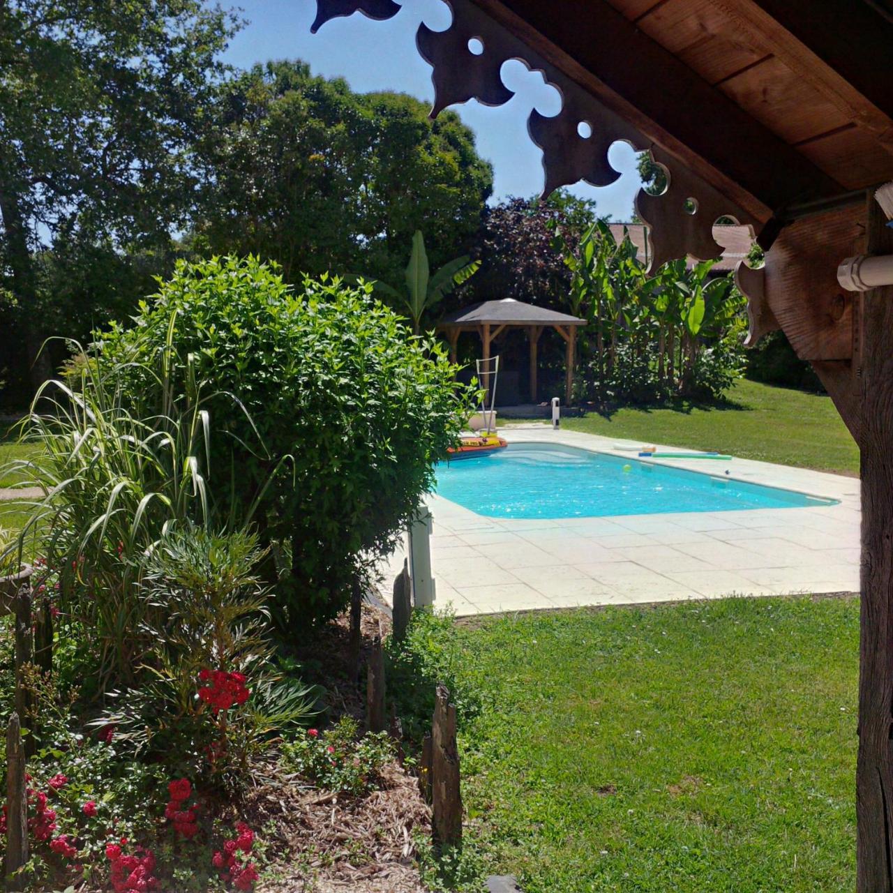 Maison D'Hotes Lassaubatju Hontanx Luaran gambar